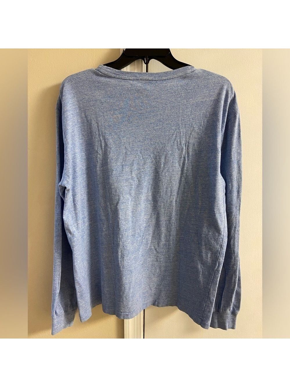 Polo Ralph Lauren crewneck top men heather blue Medium - Picture 4 of 6